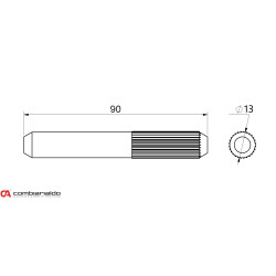 Čap na prepojenie U ø 20mm profilov Combi Arialdo  C902/20, C900/20 Čap na prepojenie U ø 20mm profilov Combi Arialdo  C902/20, C900/20